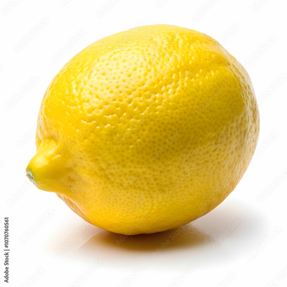 lemon in white background