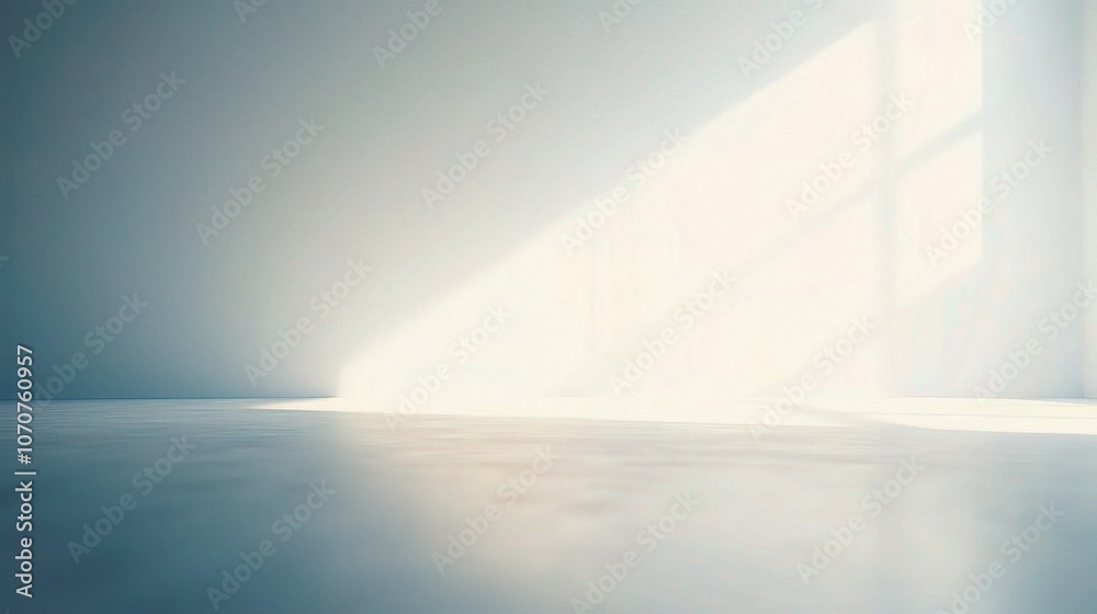 Minimalist Light in an Empty Room Minimalist Light in an Empty Room
