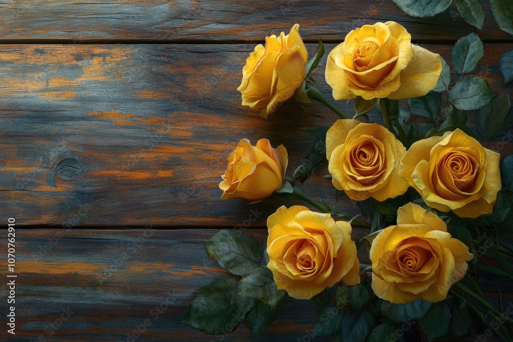 Red Rose in Vase on Old Wooden Background: Romantic and Rustic Floral Decor Red Rose in Vase on Old Wooden Background: Romantic and Rustic Floral Decor