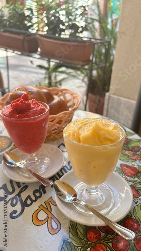 Petit déjeuner typique de Sicile