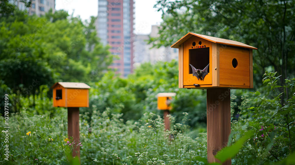 A Thriving Community Initiative: Citizens Join Hands to Install Bat Houses in Urban Parks for Wildlife Preservation and Education A Thriving Community Initiative: Citizens Join Hands to Install Bat Houses in Urban Parks for Wildlife Preservation and Education