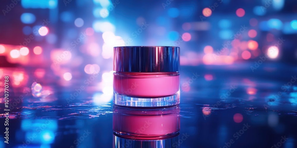 Eye cream bottle Commercial poster Product photograph Eye cream bottle Commercial poster Product photograph