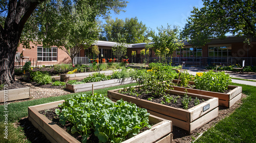 An Eco-Conscious Academy Utilizing Rainwater Irrigation Systems to Enhance Organic Gardening Initiatives and Foster Student Collaboration