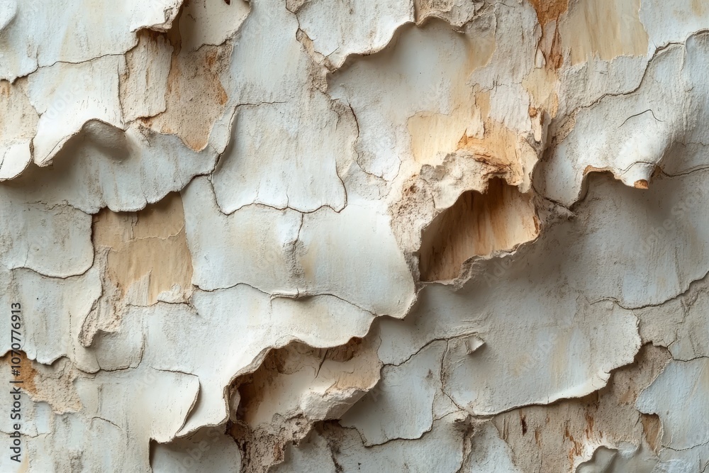 A close-up image revealing the intricate texture of birch bark, showcasing its natural beauty and unique patterns. The image captures the subtle interplay of light and shadow, highlighting the layers A close-up image revealing the intricate texture of birch bark, showcasing its natural beauty and unique patterns. The image captures the subtle interplay of light and shadow, highlighting the layers