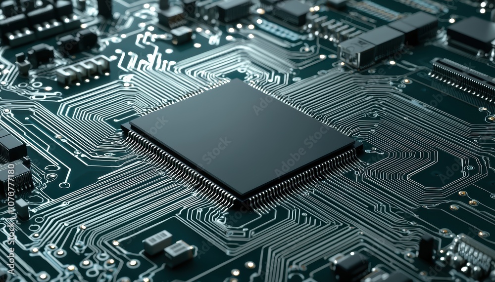 AI cloud symbol with integrated chip and digital connections, modern tech concept for artificial intelligence in cloud networks, 3D illustration AI cloud symbol with integrated chip and digital connections, modern tech concept for artificial intelligence in cloud networks, 3D illustration