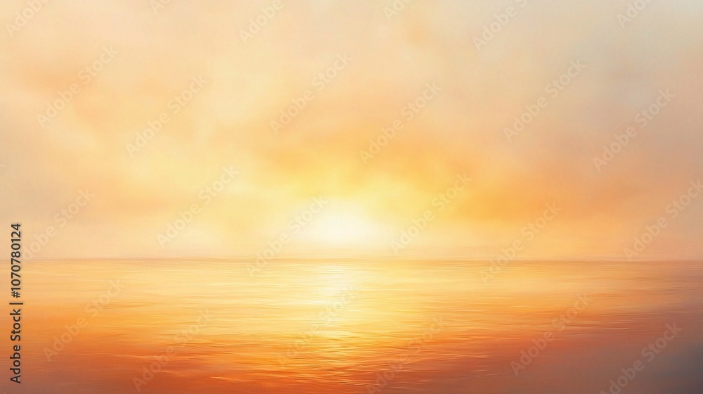 Tranquil Sunset Over Calm Water Tranquil Sunset Over Calm Water