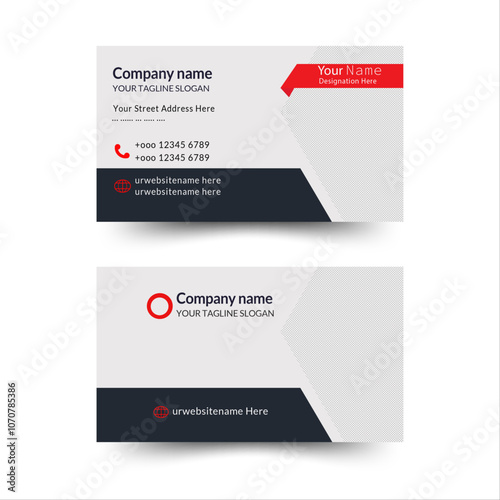 Businees Crad Design Template  Clean Professional Business Card Template, Visiting Card , Busines Card Design Template.