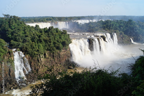 Waterfalls at Iguazu Brazil