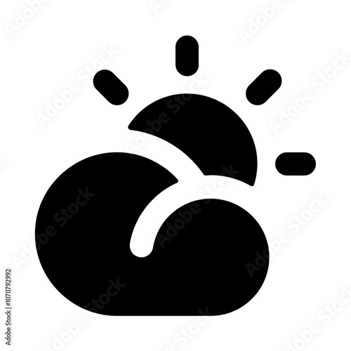 Summer Sun Solid Icon