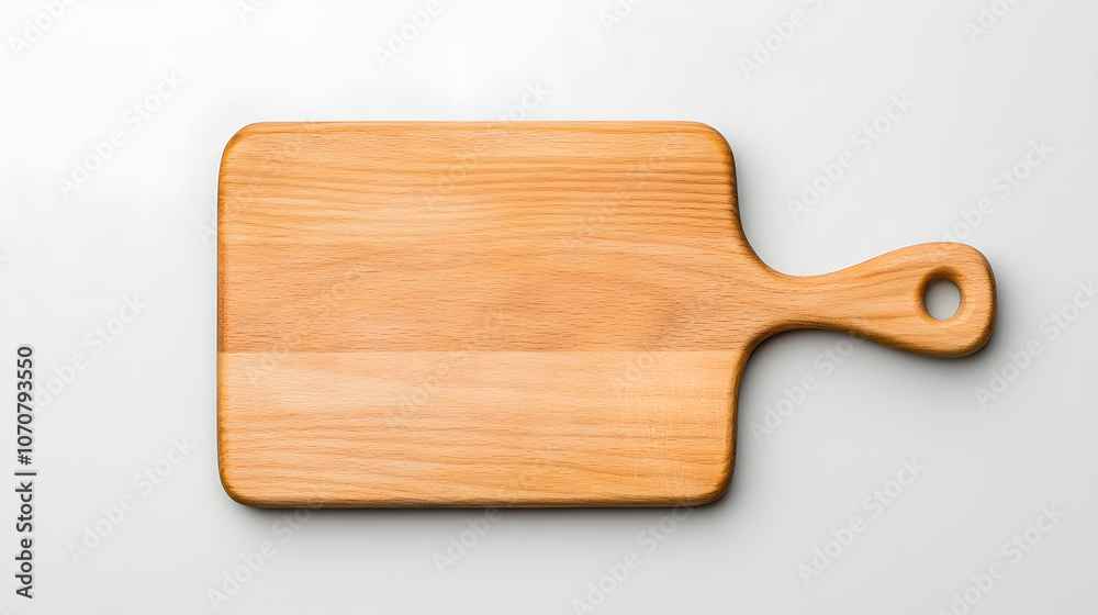 Top view wooden cutting board isolated on white background Top view wooden cutting board isolated on white background