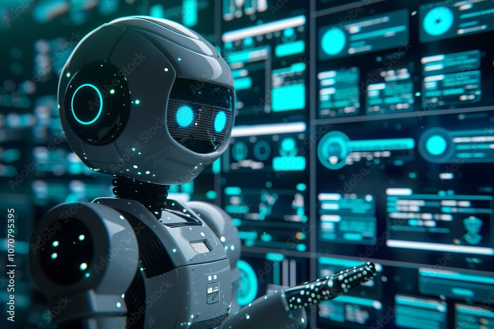 AI chatbots depicted as working and chatting within a computer interface AI chatbots depicted as working and chatting within a computer interface