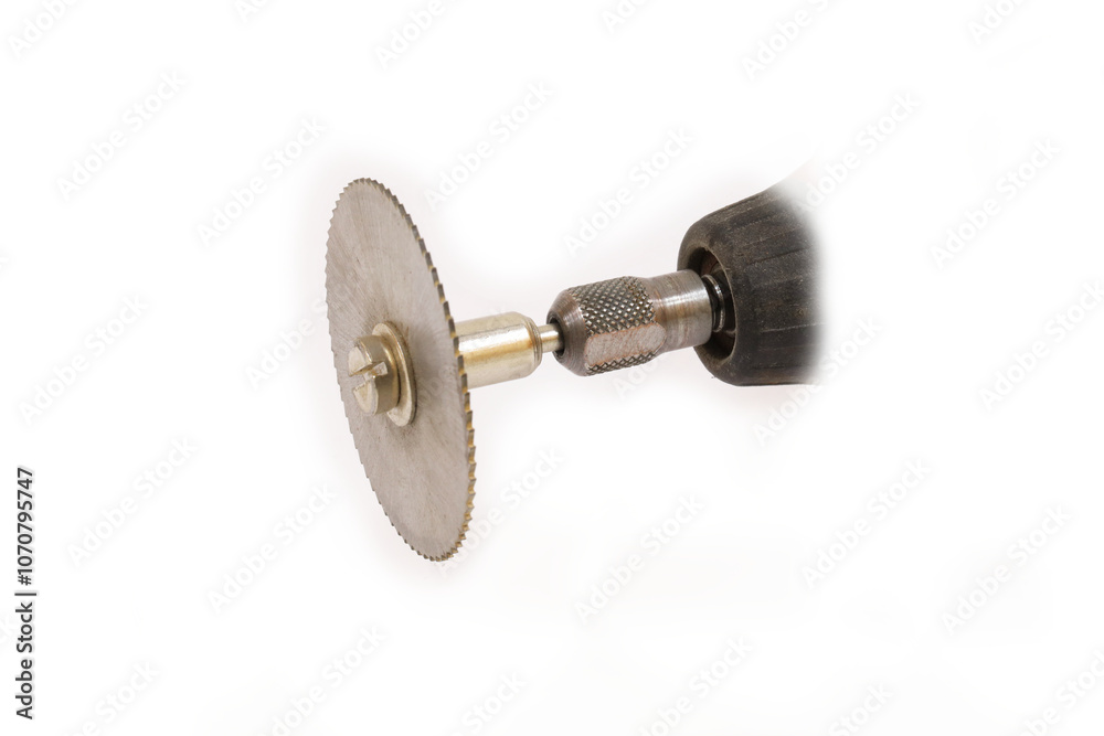 Fototapeta premium Circular saw blade in rotary tool