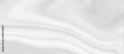 White and grey liquid marble pattern texture natural background.  Liquify Swirl white and gray color art. Beautiful drawing with the divorces and wavy lines in gray tones. 