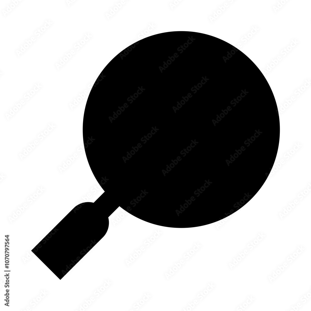 Magnifying Glass Solid Icon Magnifying Glass Solid Icon