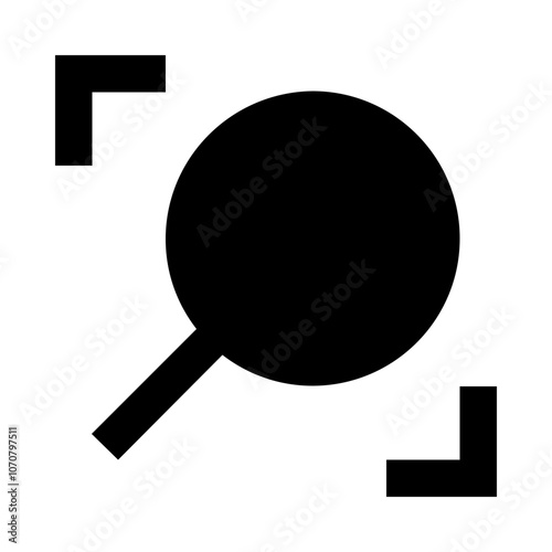 Magnifying Glass Solid Icon