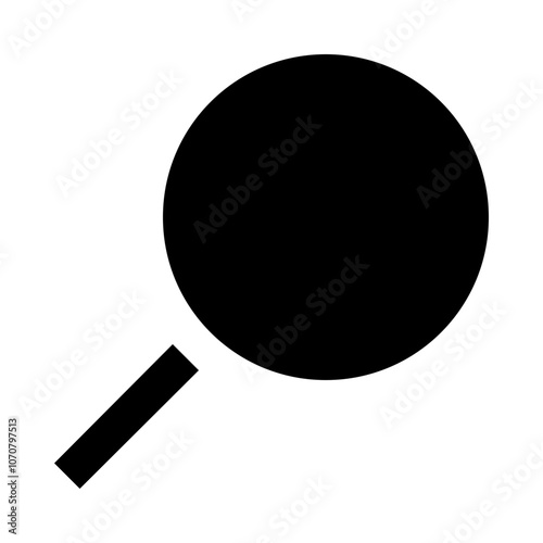Magnifying Glass Solid Icon