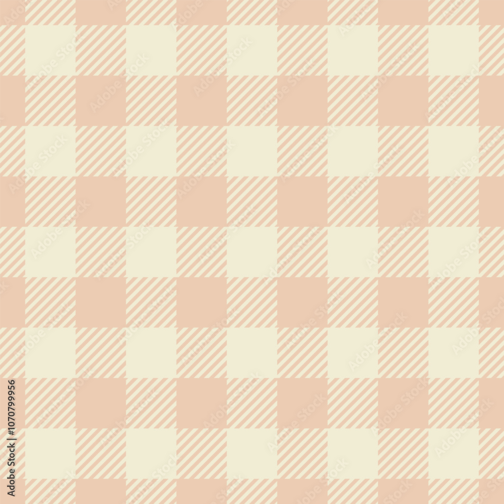Hounds pattern tartan background, genuine vector fabric plaid. Buffalo textile check texture seamless in light color.