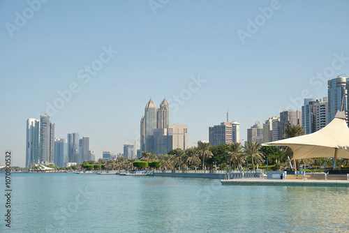 Abu Dhabi Skyline, United Arab Emirates