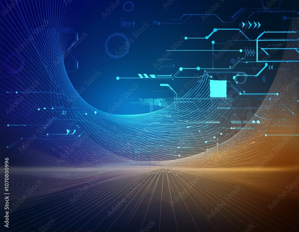 Obraz premium abstract technology background