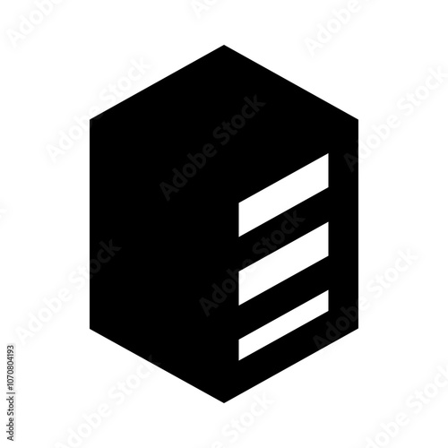 Server Rack Solid Icon