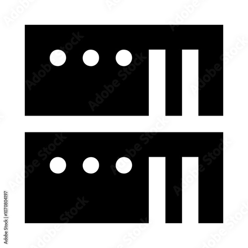 Servers Solid Icon