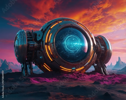 spaceship and ufo