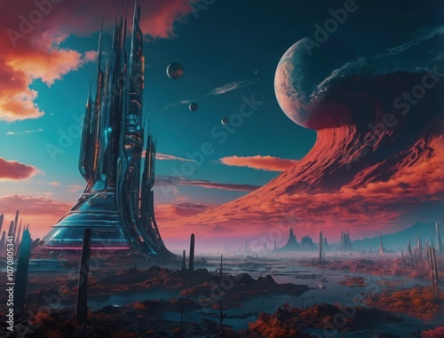 landscape with space
