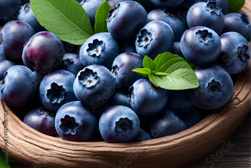 fresh blueberry fruit high resolution photo
