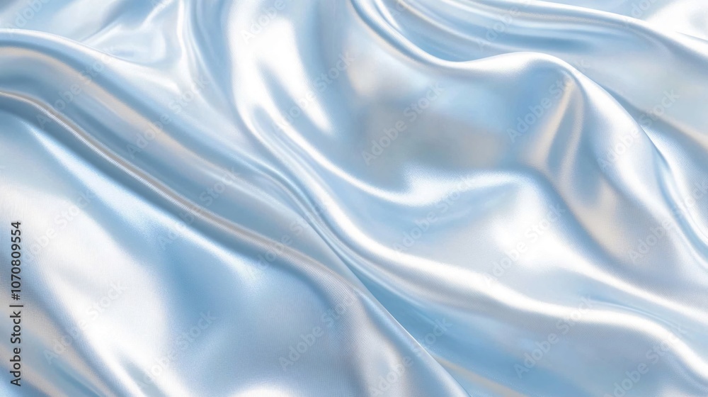 Detailed View of Satin Fabric with Glossy Finish Detailed View of Satin Fabric with Glossy Finish