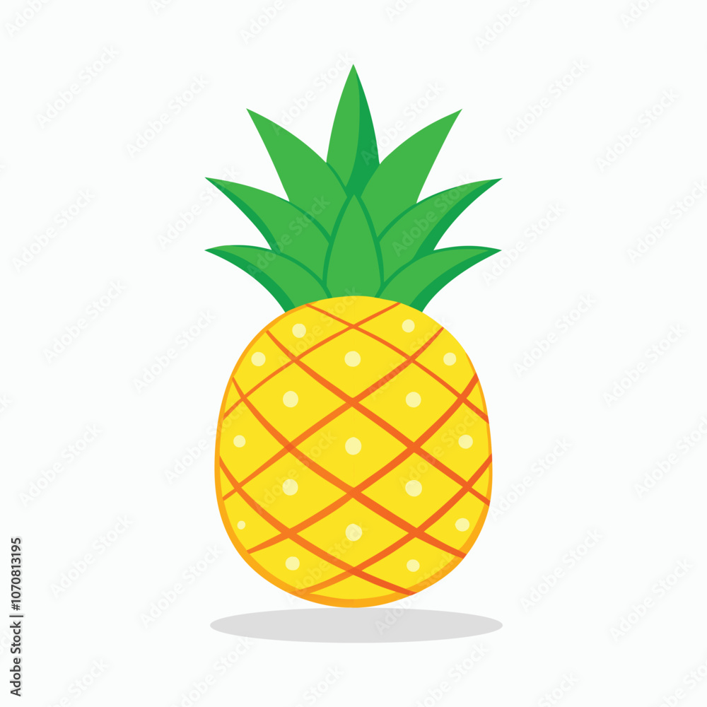 Pineapple vector illustration, pineapple icon, Pineapple fruit. Vector illustration cartoon icon Pineapple vector illustration, pineapple icon, Pineapple fruit. Vector illustration cartoon icon