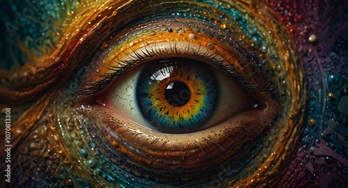 Monster ayes, frictional animal eyes close up photo
