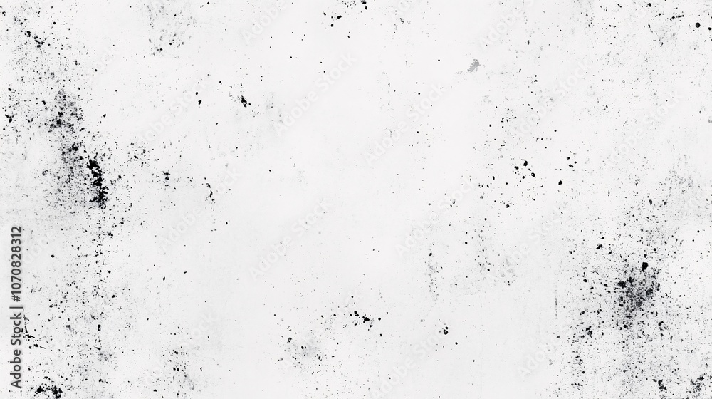 Abstract Black Speckles on White Background Abstract Black Speckles on White Background
