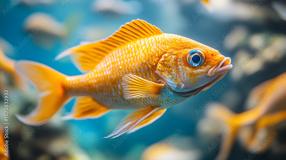 Fototapeta premium An Innovative Aquaculture Research Facility Pioneering New Methods for Sustainable Seafood Production