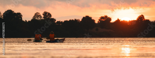 Beautiful Landscape Sunset,...