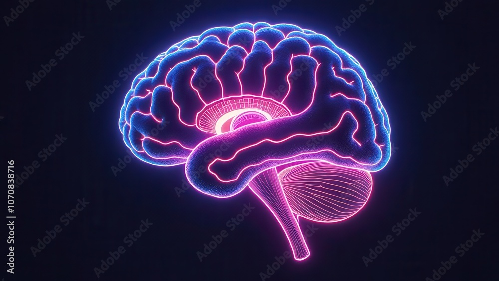 3d rendered illustration of a brain 3d rendered illustration of a brain