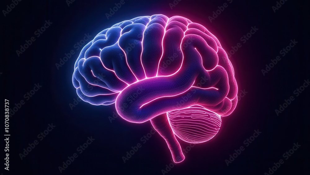 3d rendered illustration of a human brain