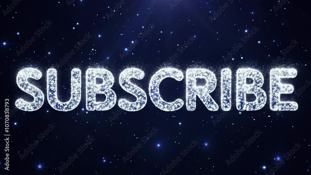 The word Subscribe is shown in a glittery font. It is surrounded by stars and it is a part of a larger image The word Subscribe is shown in a glittery font. It is surrounded by stars and it is a part of a larger image