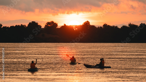 Beautiful Landscape Sunset,...