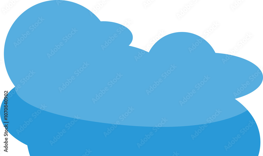 Blue Cloudscape Illustration Blue Cloudscape Illustration
