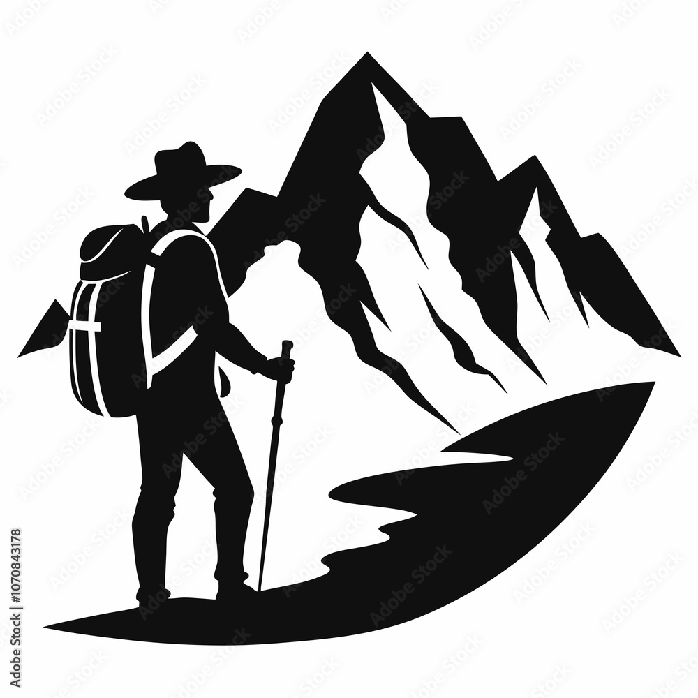 Fototapeta premium silhouette of a person