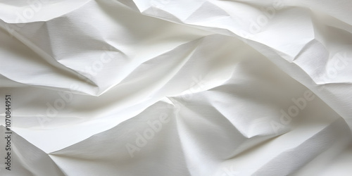 Abstract White Fabric Texture: A mesmerizing display of smooth, flowing white fabric, creating an abstract and elegant backdrop for design projects.