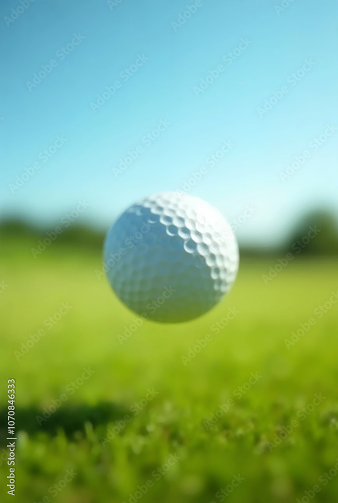 Fototapeta premium Golf Ball and Iron Club Close-Up
