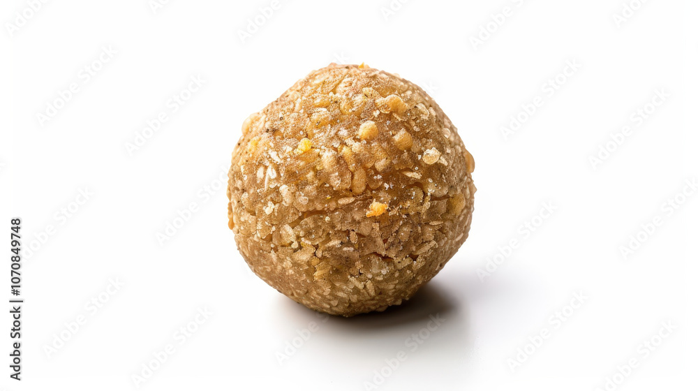 laddu indiaen dessert food on white background, fried balls laddu indiaen dessert food on white background, fried balls