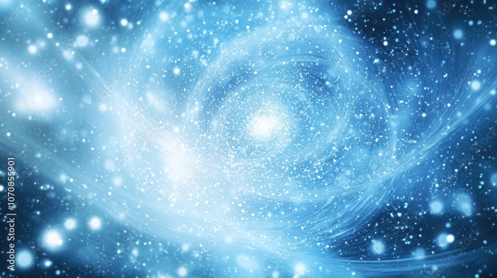 A mesmerizing swirl of blue light creating a cosmic effect, featuring sparkling particles and a dreamy background, perfect for creative design. A mesmerizing swirl of blue light creating a cosmic effect, featuring sparkling particles and a dreamy background, perfect for creative design.
