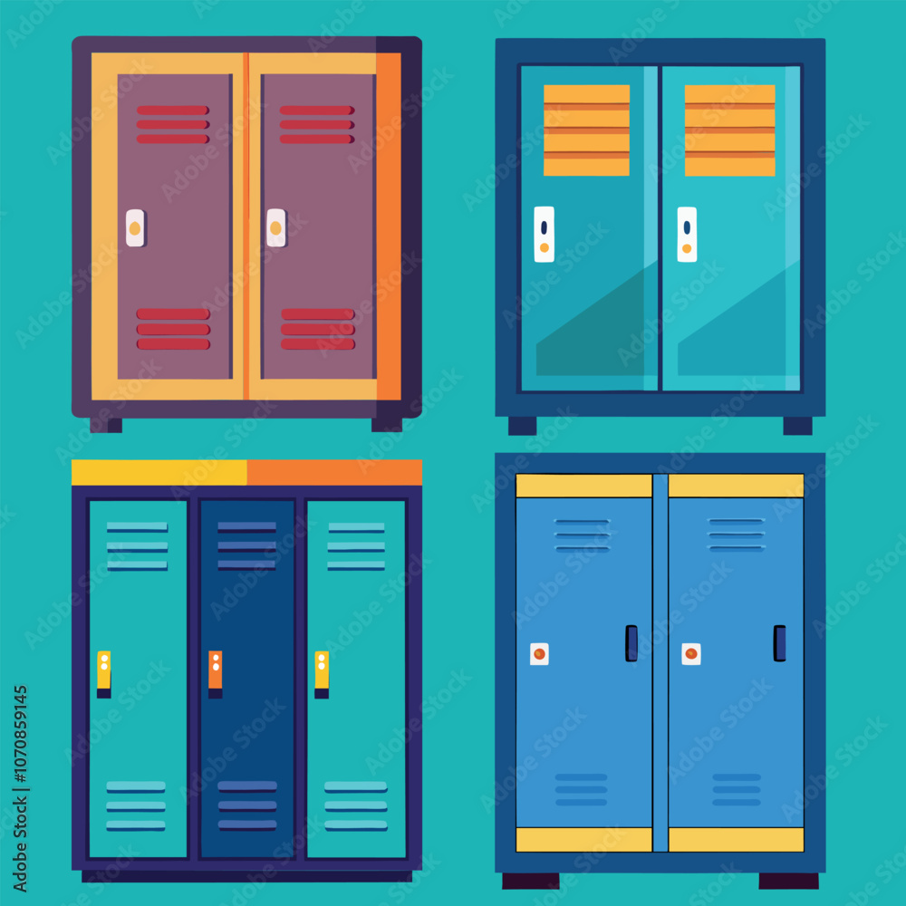 Gym Locker vector illustration Gym Locker vector illustration