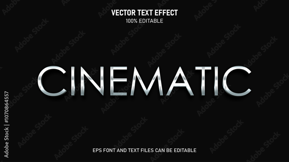 Cinematic editable text effect Cinematic editable text effect