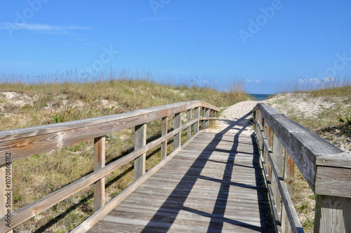 Boardwalk by the Ocean