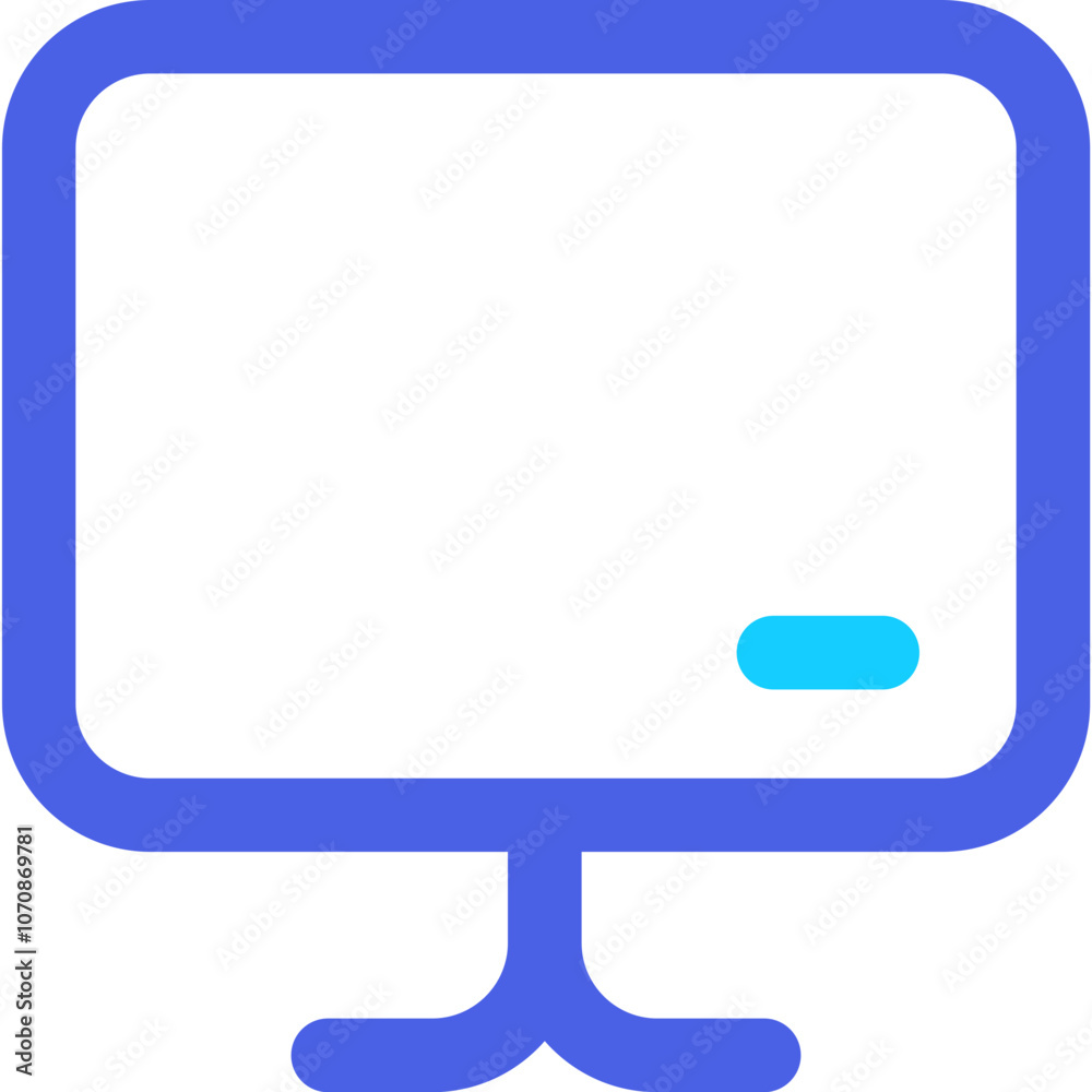 A Minimalist Design of a Computer Monitor Icon Illustrating Modern Technology Trends in Digital Communication and Media Use A Minimalist Design of a Computer Monitor Icon Illustrating Modern Technology Trends in Digital Communication and Media Use