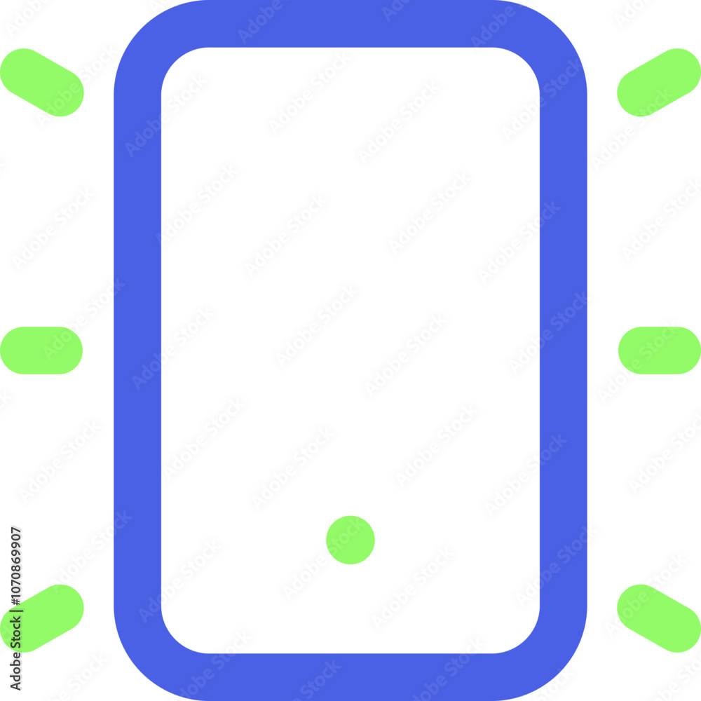Modern Smartphone Icon With Vibrant Blue Accents Representing Technology and Connectivity Modern Smartphone Icon With Vibrant Blue Accents Representing Technology and Connectivity