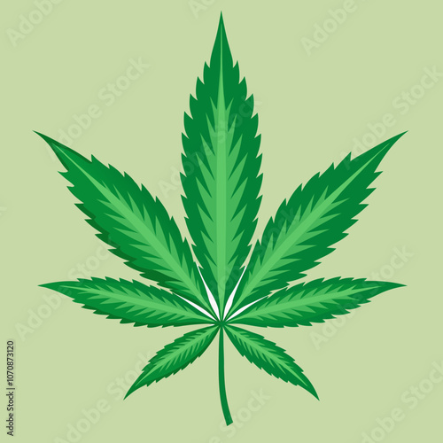 marijuana tree vector illustration